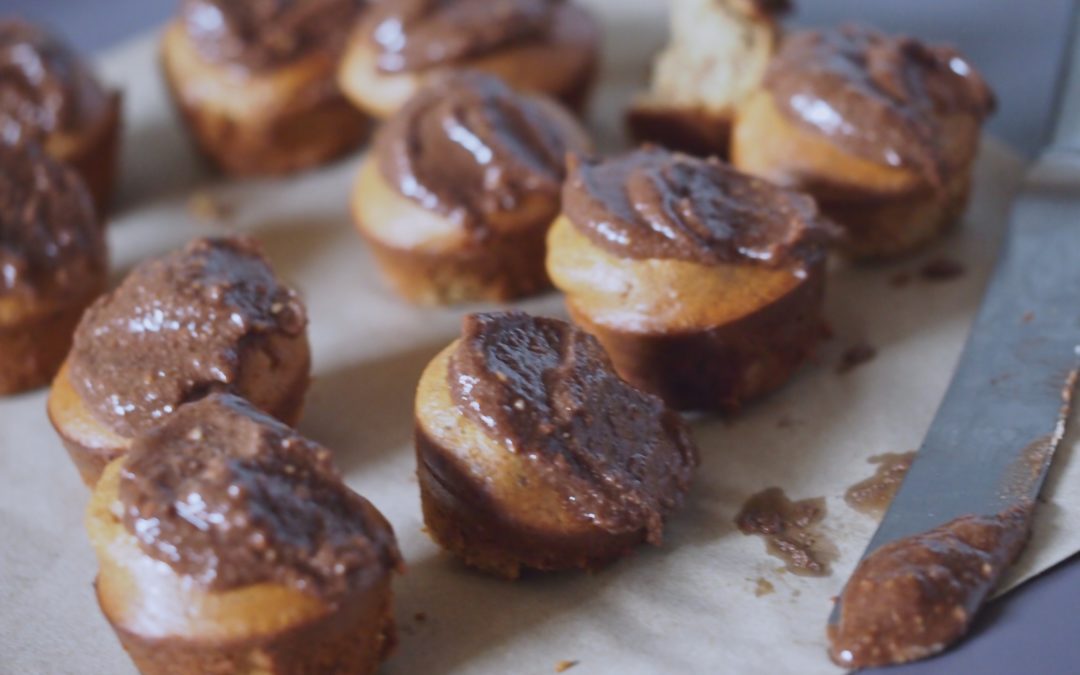 Mini Sticky Date Protein Muffins