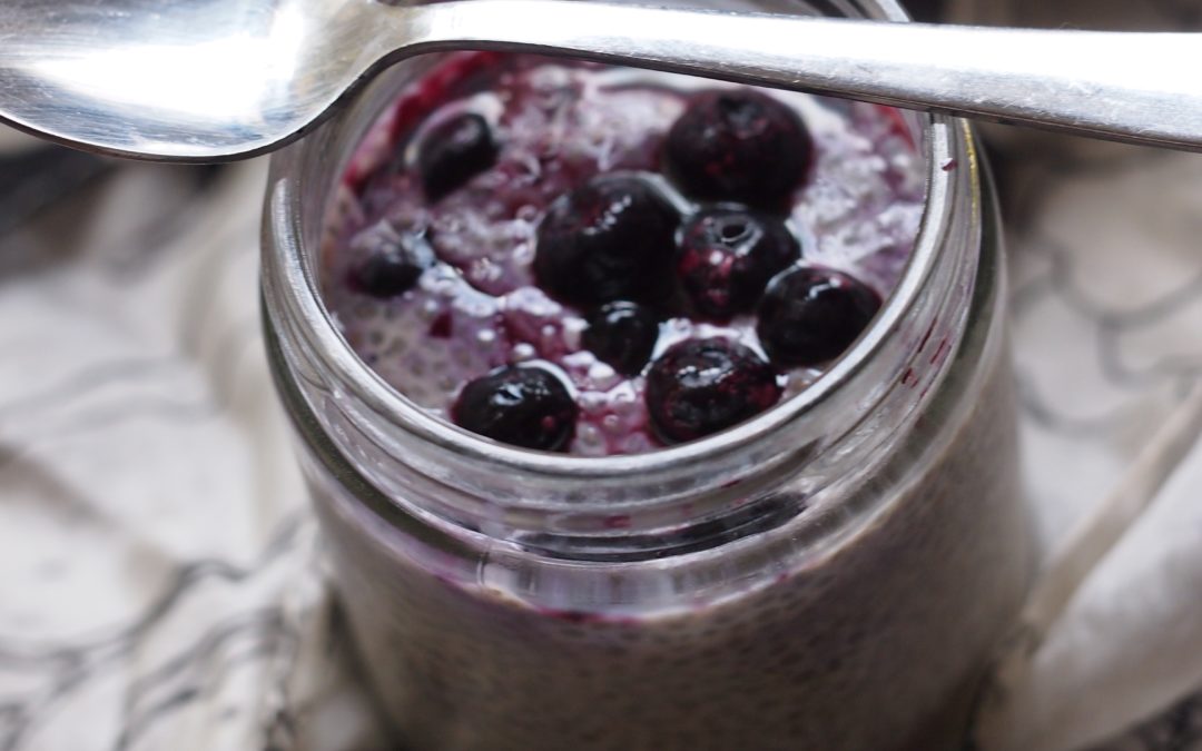 Blueberry & Vanilla Chia Seed Pudding