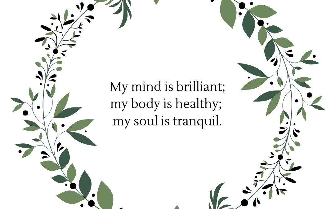 Affirmations – Healing