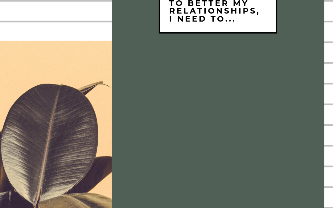 Journaling – Relationships