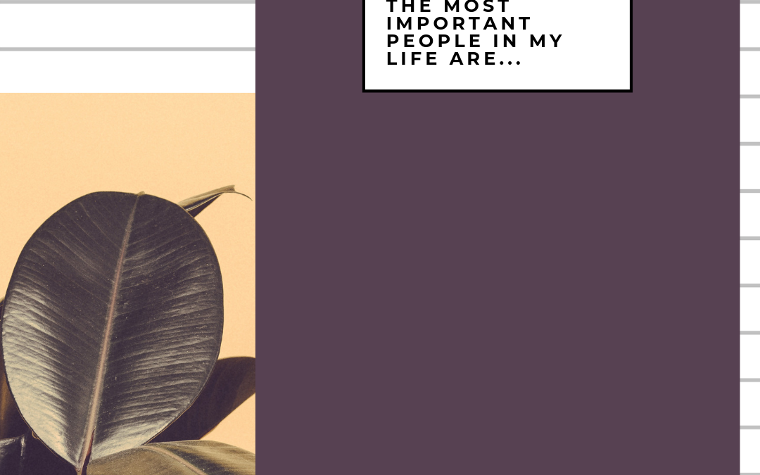Journaling – Important People