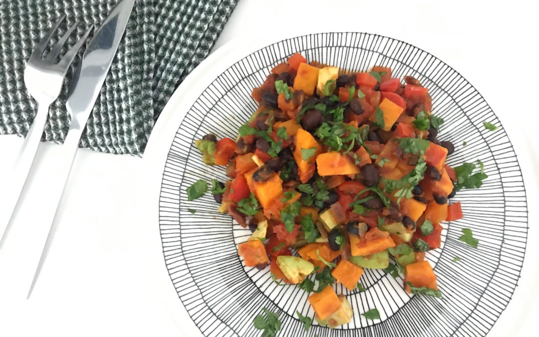 Easy Mexican Sweet Potato Skillet