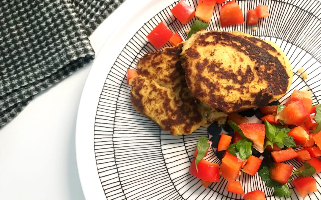 Cauliflower Chickpea Patties