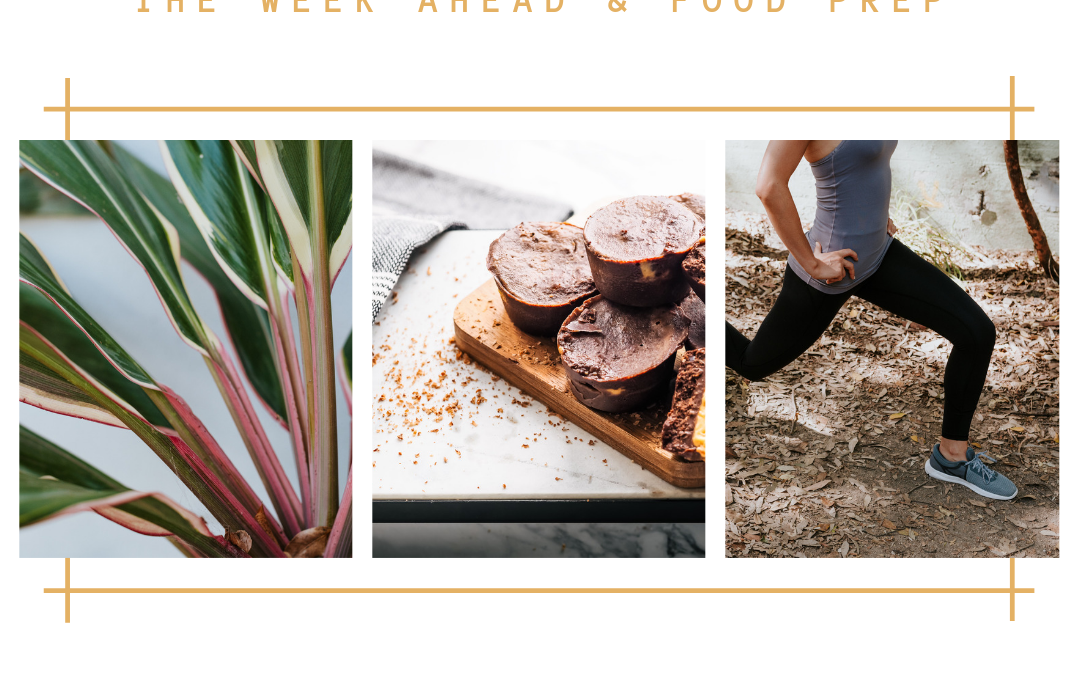 Organise For The Week Ahead & Food Prep