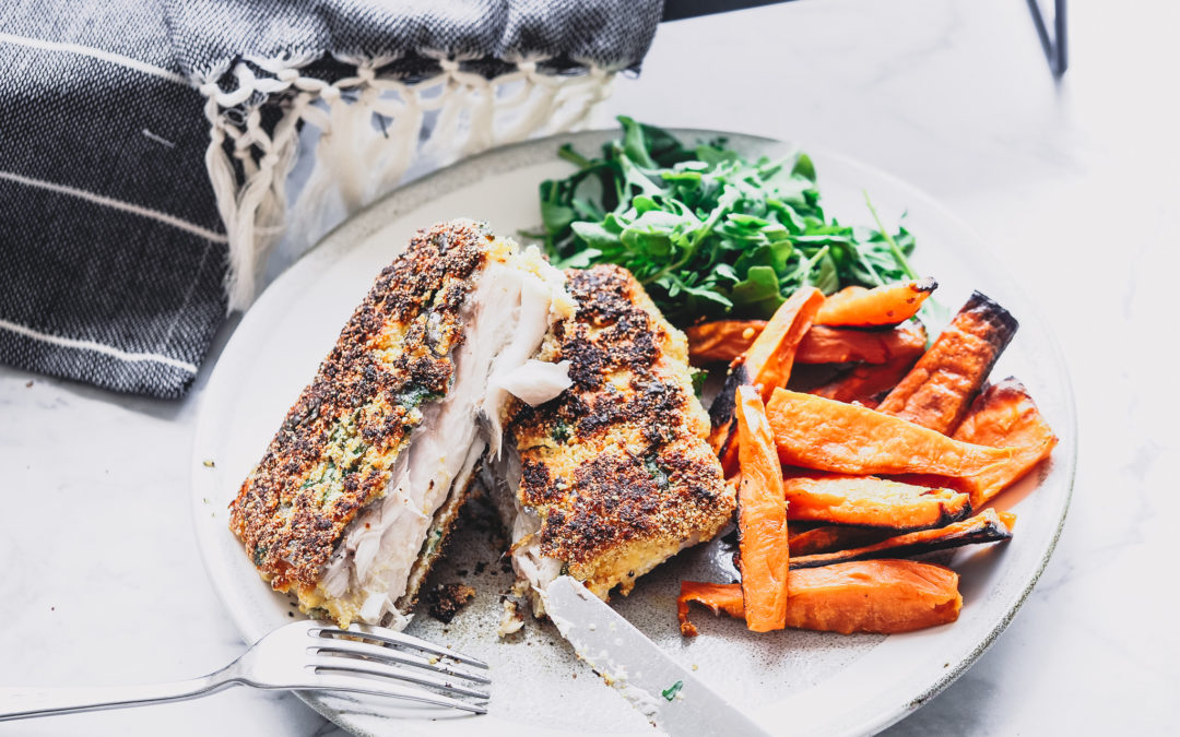 Polenta & Almond Fish + Chips