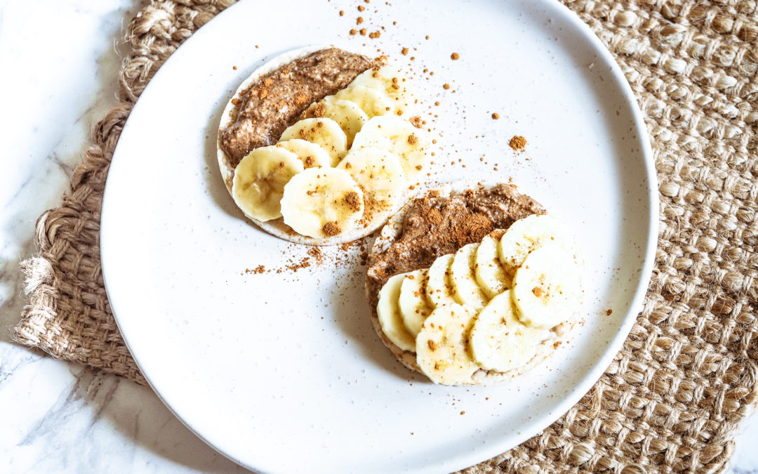 Almond Butter & Banana Rice Cakes