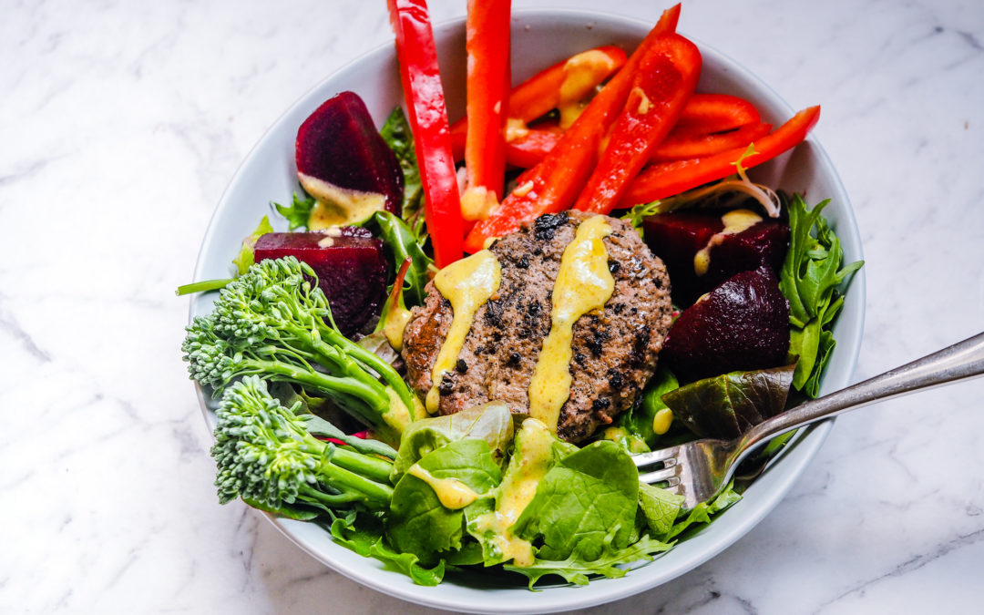 Beef Rissole Buddha Bowl