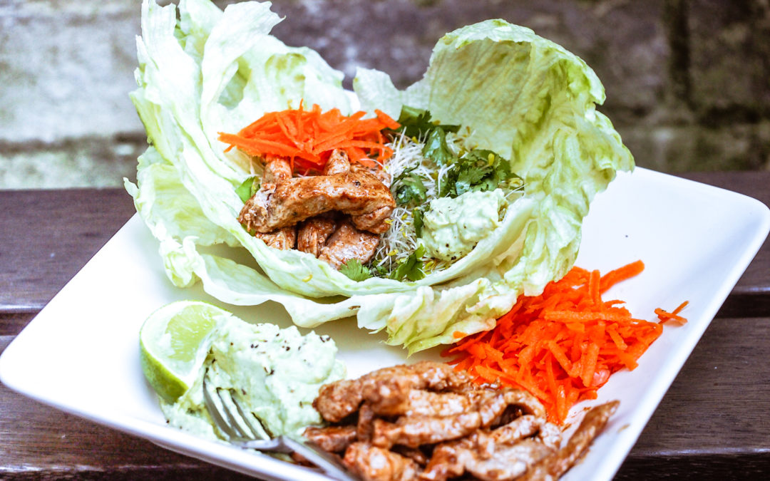 Wholesome Lime Pork & Paprika Lettuce Cups