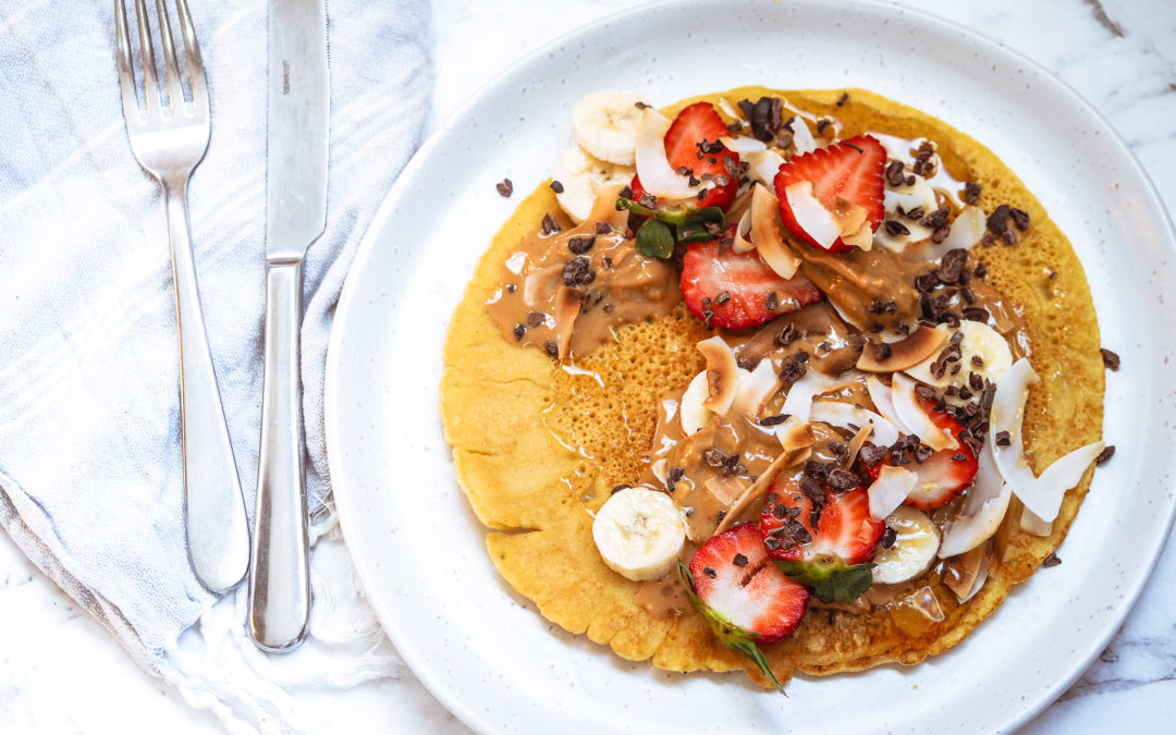 Sweet Chickpea Pancakes