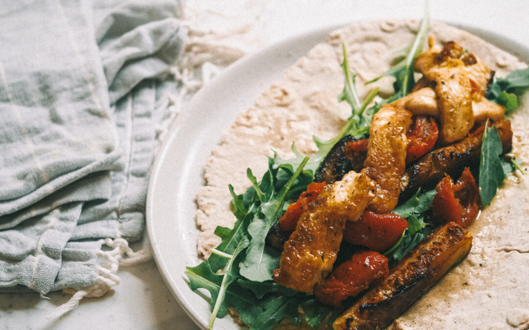 Halloumi & Zucchini Wrap