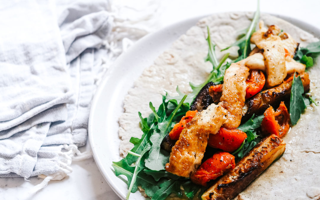 Halloumi & Zucchini Wrap
