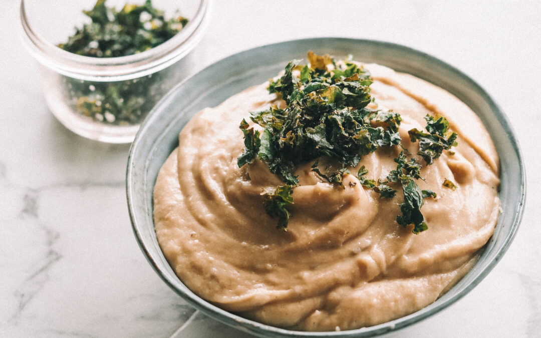 Vata Pacifying Soup w Baked Kale