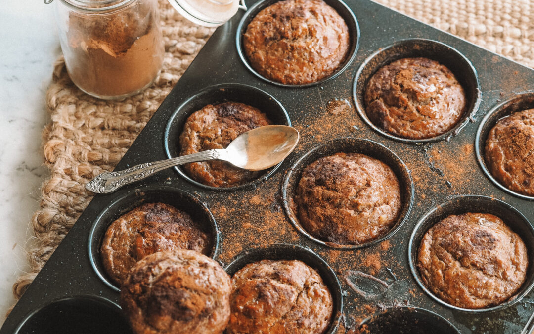 Banana Spelt Maple Muffins